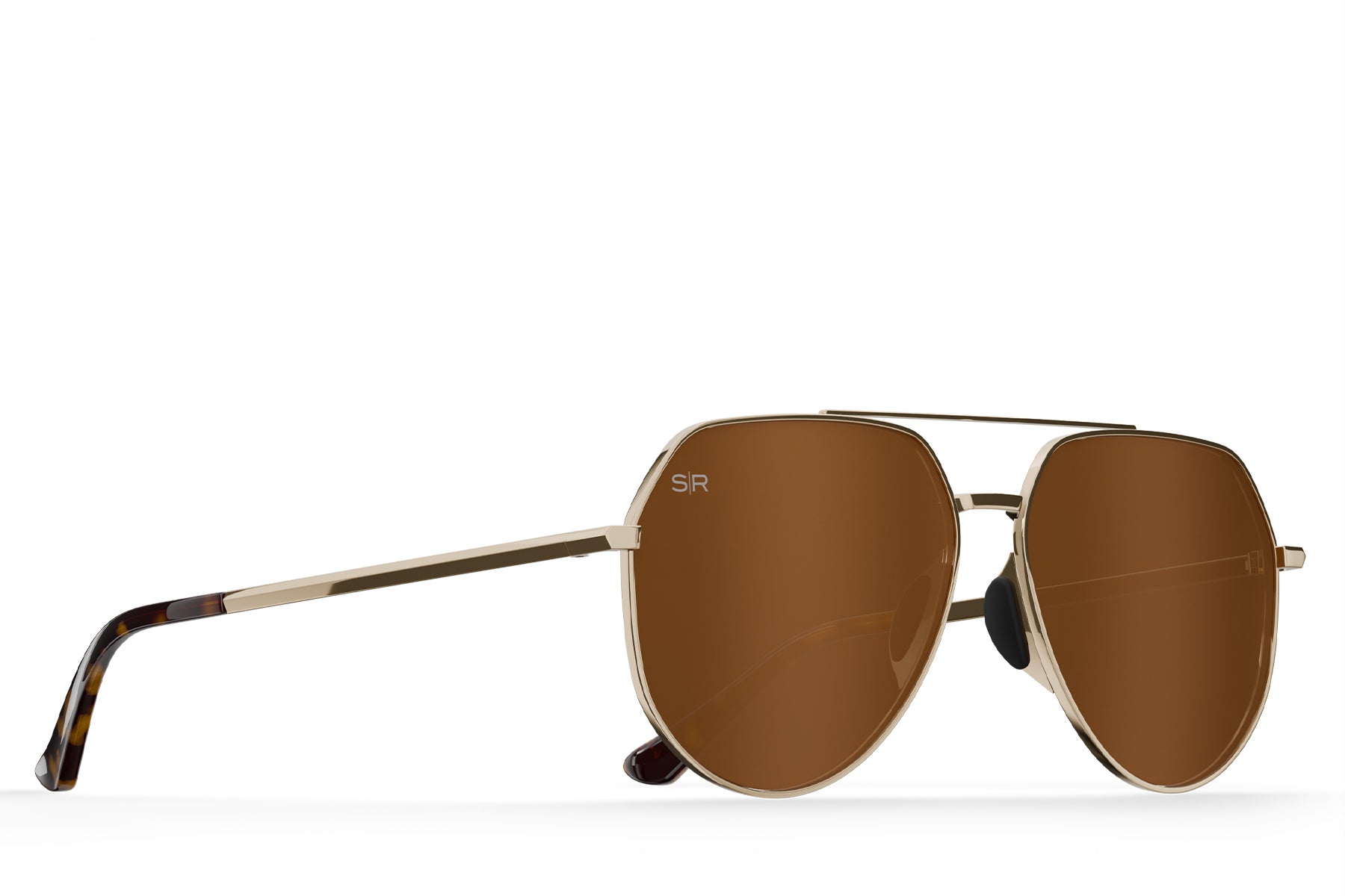 Tangle Free Aviator Hex - Amber Gold Polarized - Image 3