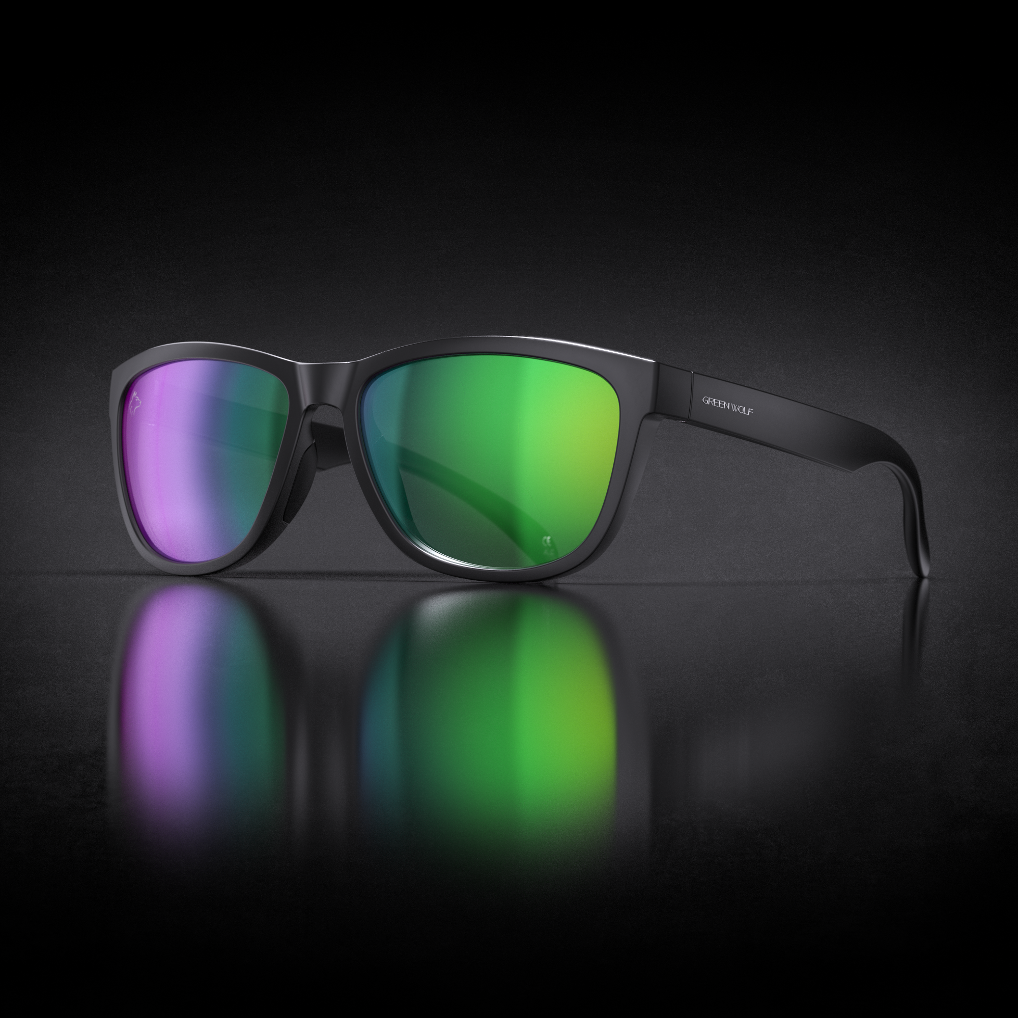 Green Wolf Scout - Black Green